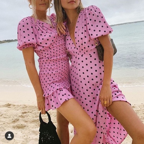 Faithfull the Brand Sylvie Smocked Mini Dress - Picture 3 of 11